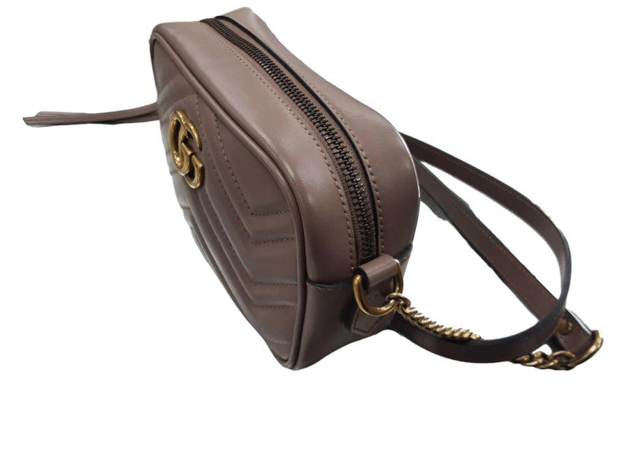 Gucci Gg Marmont Matelasse Mini Bag Rose Antic