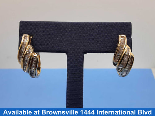 Earrings - Yellow Gold 10k (.417) 6.5 grams