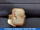Women's Ring - Solitaire - Yellow Gold 10k (.417) 4.2 grams Size 6