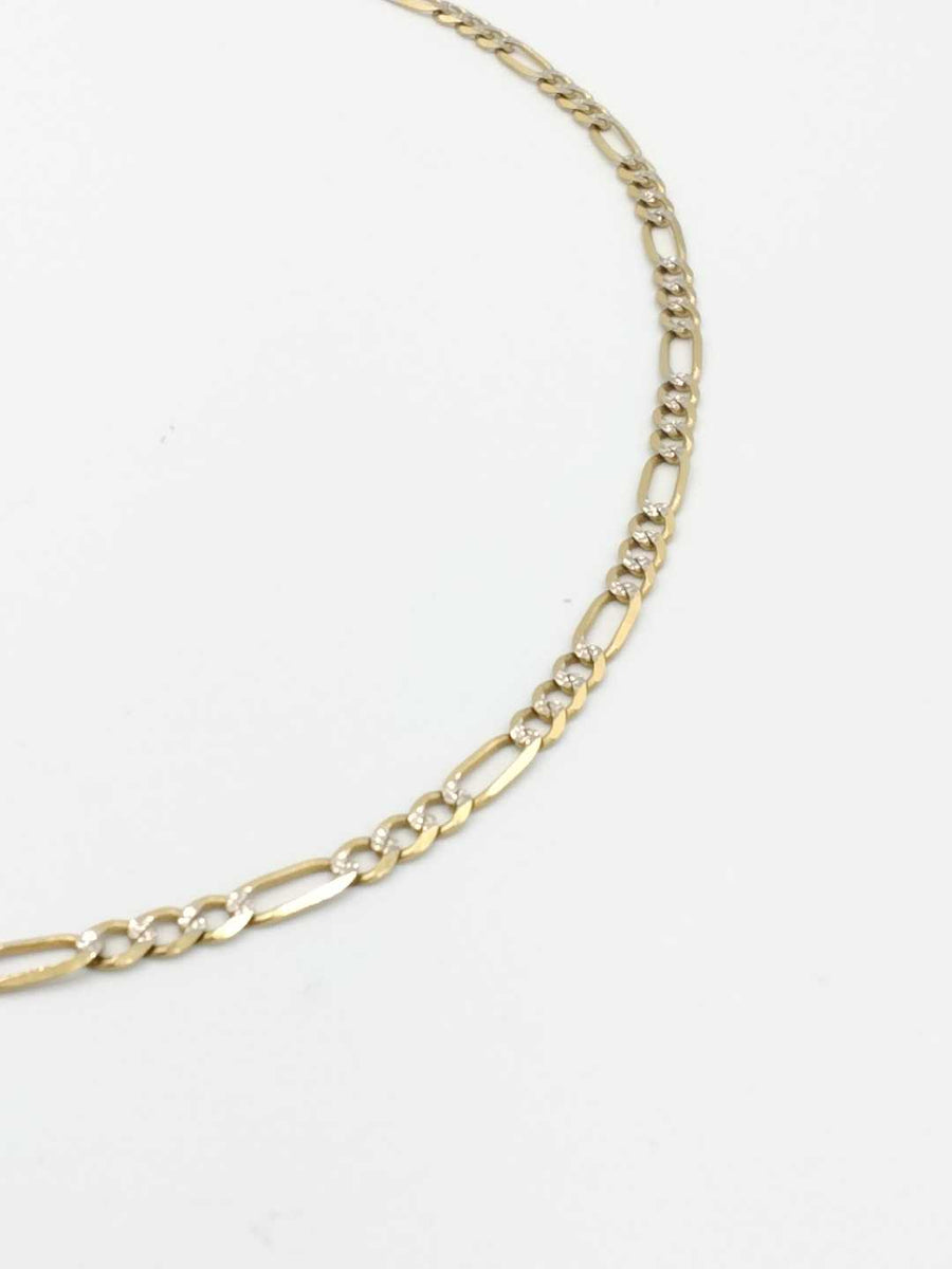 Figaro Chain - Yellow Gold 10k (.417) 16.2 grams 28 inch