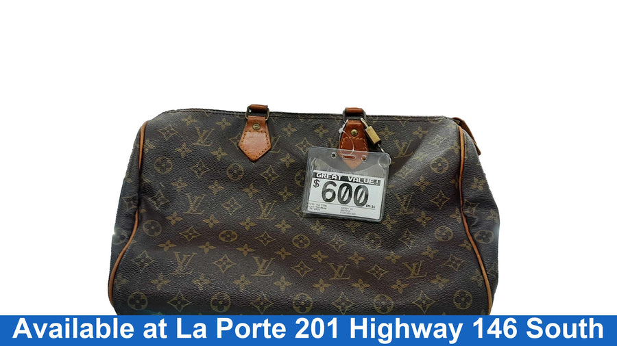 Louis Vuitton Speedy 35 Brown Purse / Handbag