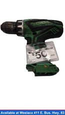 Hitachi Ds18dgl Green Cordless Standard Drill