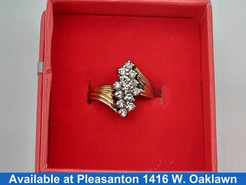 Women's Ring - Yellow Gold 10k (.417) 3.1 grams Size 7