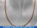 Rope Chain - Yellow Gold 14k (.585) 16.4 grams 22 inch