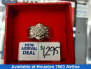 Women's Ring - White Gold 18k (.750) 6.9 grams Size 5.5