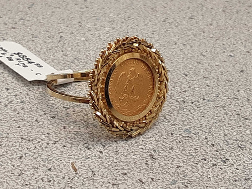 Women's Ring - Yellow Gold 14k (.585) 6 grams Size 7
