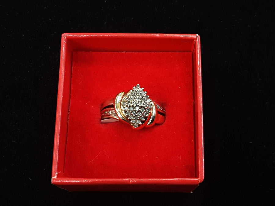 Women's Ring - Yellow Gold 10k (.417) 7.1 grams Size 20