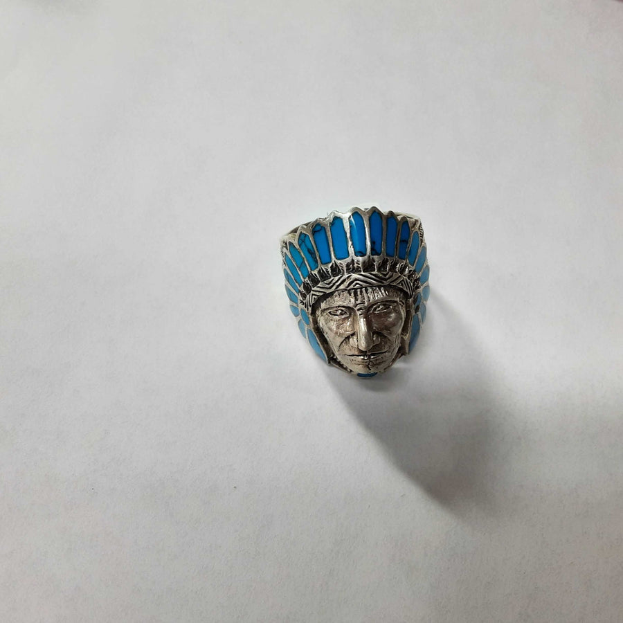 Men's Ring - Silver 14.9 grams Size 8.5