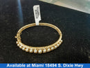 Bangle Bracelet - Yellow Gold 14k (.585) 12.6 grams 10 inch