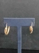 Bangle Earring Yellow Gold 10k (.417) 4 grams