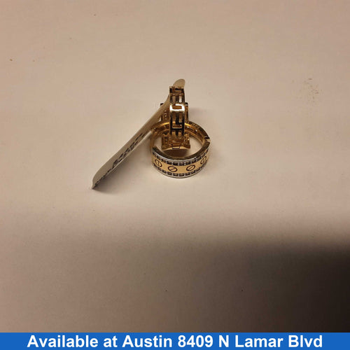 Double Stud Earring - Yellow Gold 14k (.585) 2.9 grams