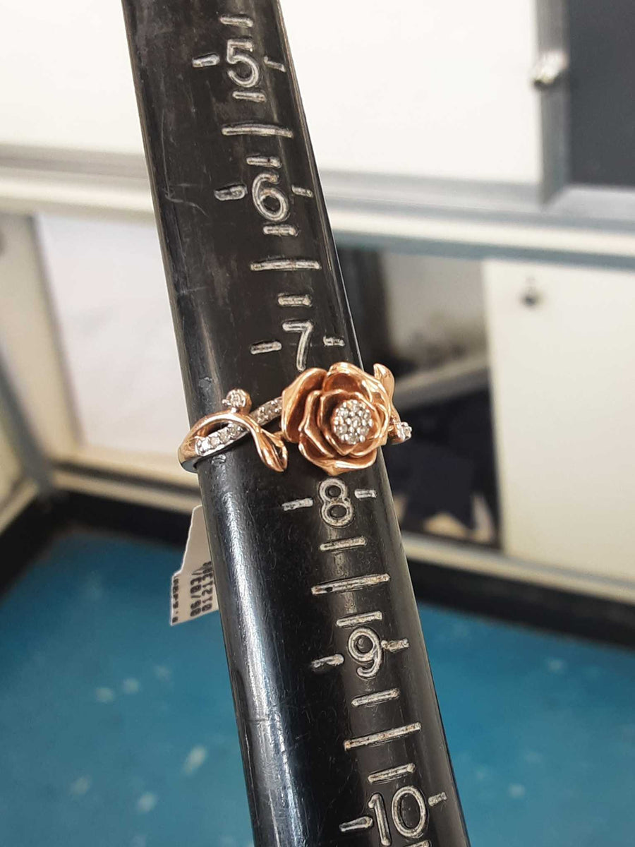 Ring - Wedding Band - Rose Gold 10k (.417) 3.4 grams Size 7.5