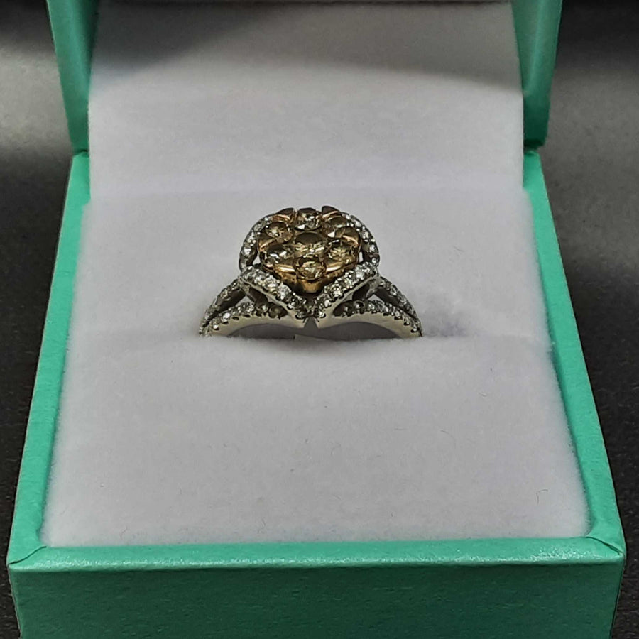 Ring - Wedding Band - White Gold 14k (.585) 3.4 grams Size 5