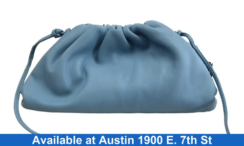 Bottega Veneta Mini Pouch Clutch Blue Purse / Handbag