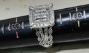 Women's Ring - White Gold 10k (.417) 6 grams Size 7