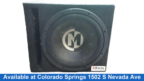 Memphis Black Car Sub-Woofer