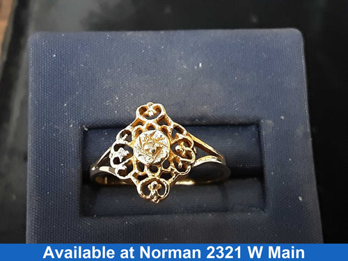 Women's Ring - Yellow Gold 10k (.417) 1.7 grams Size 8.5