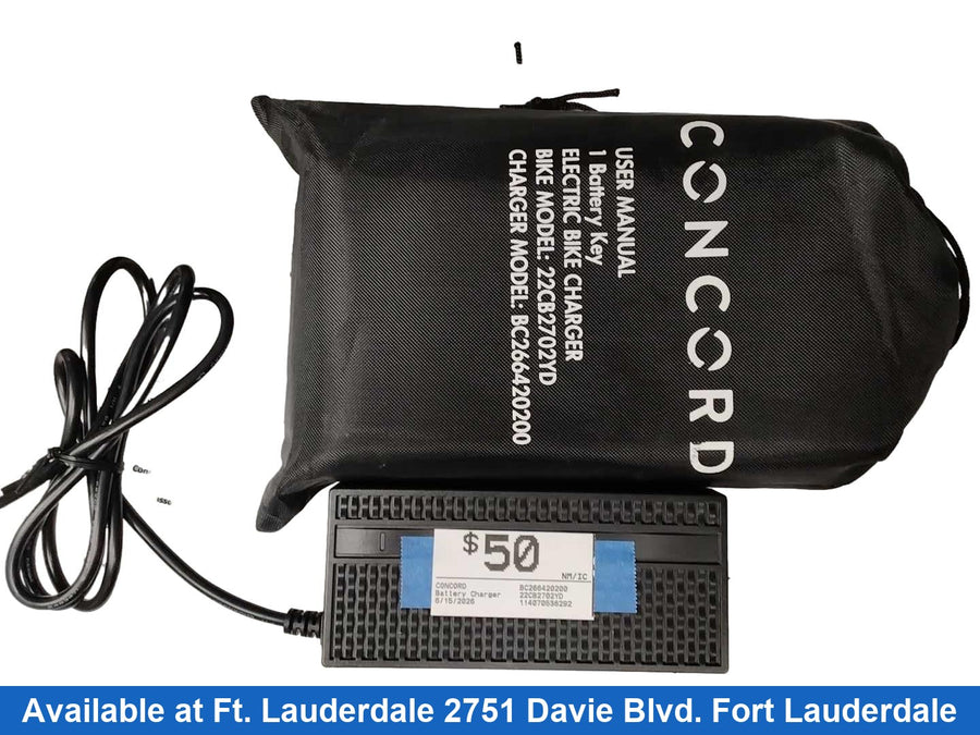 Concord Bc266420200 Black Battery Charger