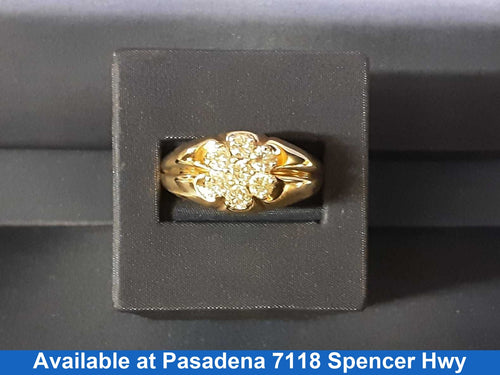 Men's Ring - Yellow Gold 10k (.417) 8.2 grams Size 20