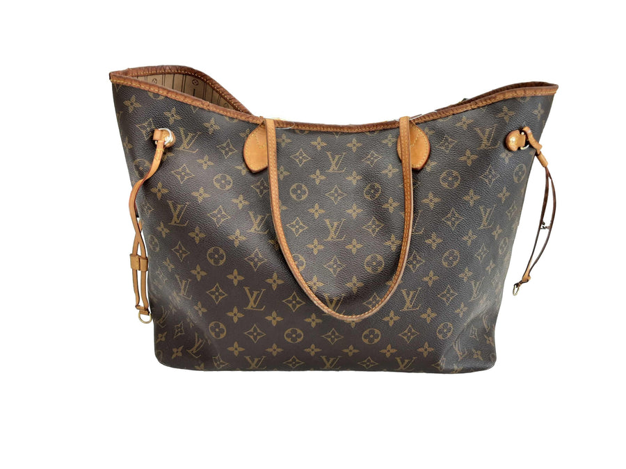 Louis Vuitton Neverfull Gm Brown Purse / Handbag
