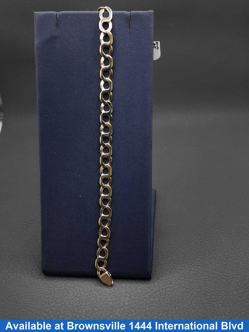 Cuban Link Bracelet - Yellow Gold 14k (.585) 6.9 grams 7 inch