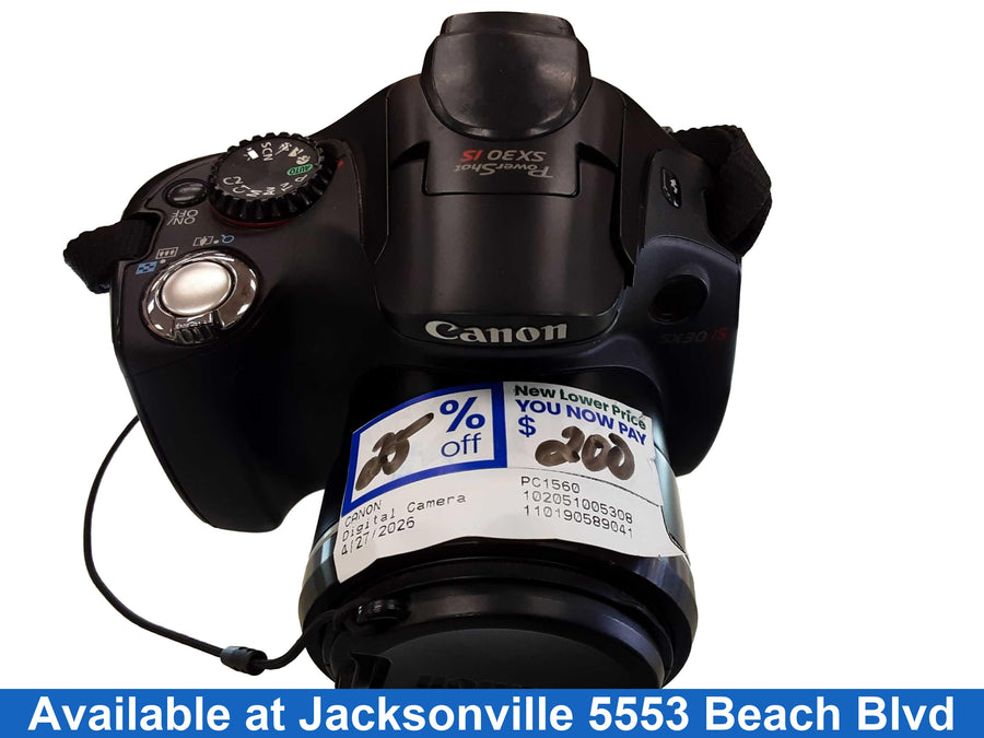 Canon Pc1560 Black Digital Camera
