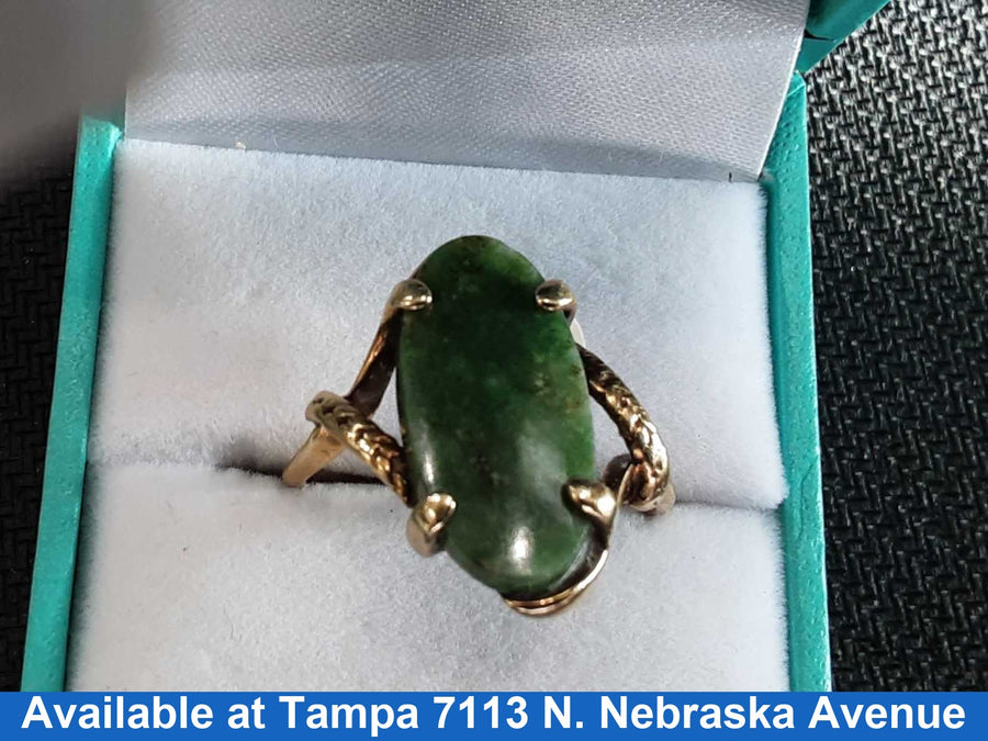 Women's Ring - Yellow Gold 10k (.417) 4.8 grams Size 9