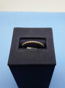 Ring - Channel Set - Yellow Gold 10k (.417) 1.2 grams Size 8.5