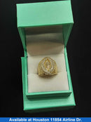 Women's Ring - Yellow Gold 10k (.417) 3.6 grams Size 8