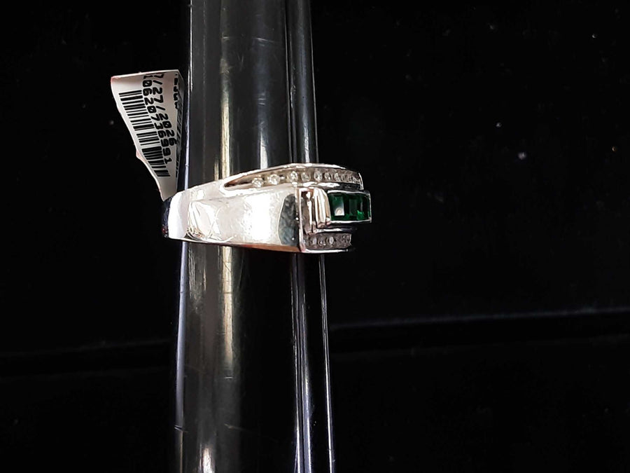Men's Ring - White Gold 10k (.417) 5.8 grams Size 9.5