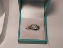 Ring - Wedding Set - White Gold 10k (.417) 3.5 grams Size 5.5