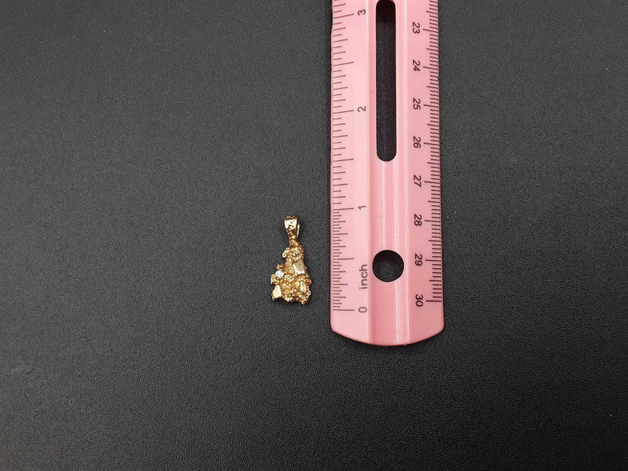 Nugget Pendant - Yellow Gold 14k (.585) 2.7 grams