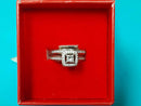 Ring - Engagement Set - White Gold 14k (.585) 5.1 grams Size 5
