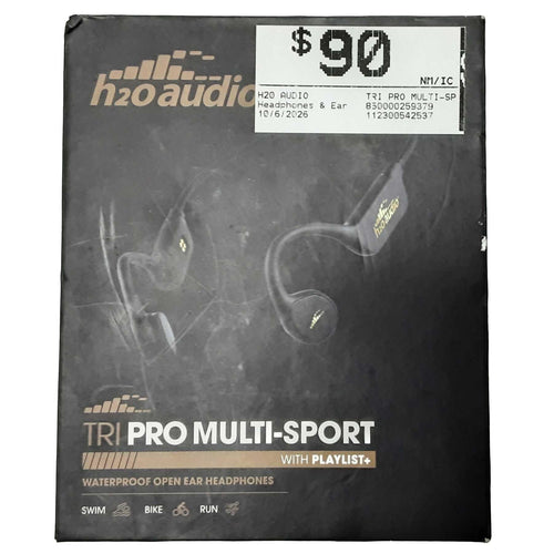 H20 Audio Tri Pro Multi-sport Black
