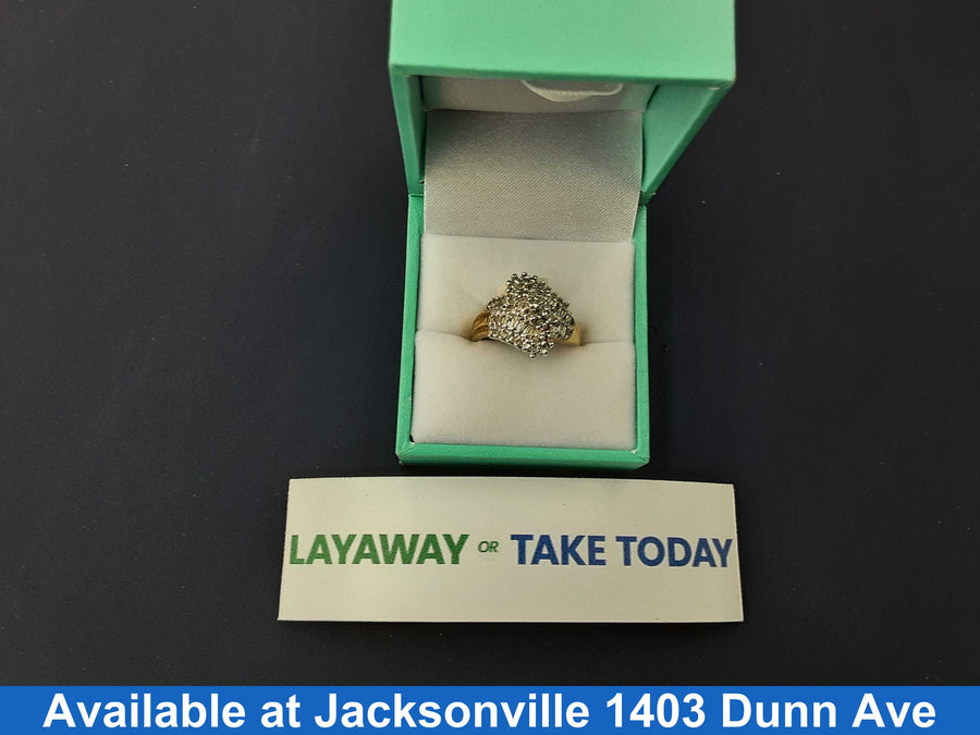 Women's Ring - Yellow Gold 14k (.585) 5 grams Size 7