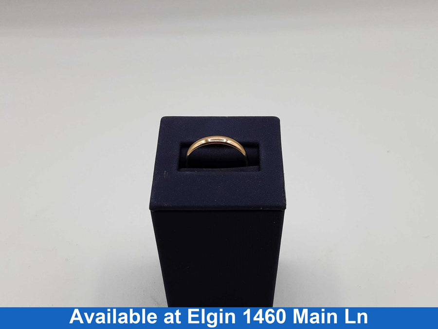 Ring - Wedding Band - Yellow Gold 14k (.585) 2.6 grams Size 8.5