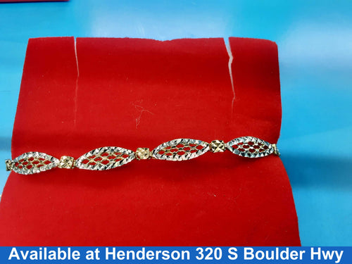 Link Bracelet - Yellow Gold 10k (.417) 3.5 grams 8 inch
