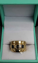 Women's Ring - Anniversary - Yellow Gold 18k (.750) 10.6 grams Size 8