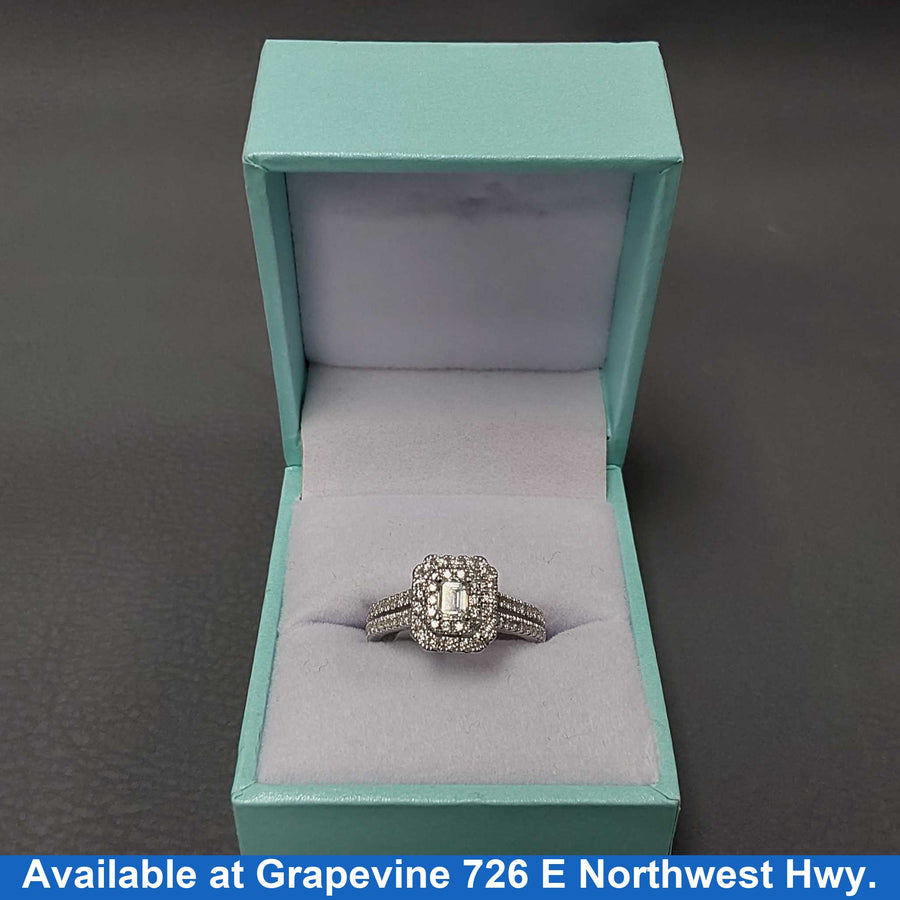Women's Ring - White Gold 14k (.585) 5.8 grams Size 6.5