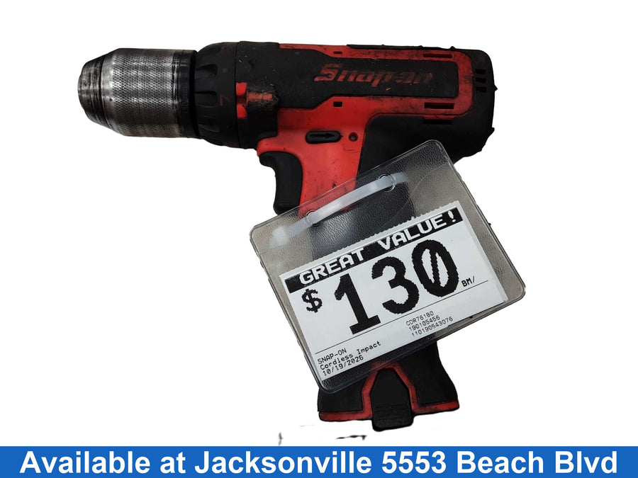 Snap-on Cdr761b0 Red Cordless Impact Drill