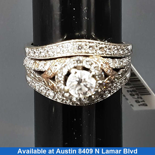 Women's Ring - White Gold 14k (.585) 8.6 grams Size 8