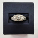 Women's Ring - White Gold 14k (.585) 4.3 grams Size 6.5