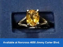 Women's Ring - Solitaire - Yellow Gold 14k (.585) 3.9 grams Size 20