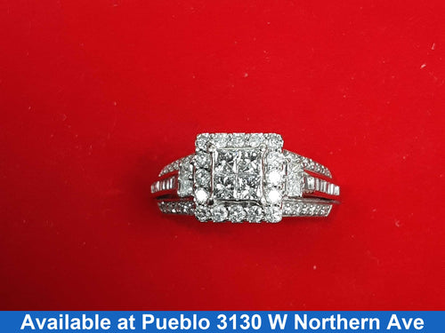 Women's Ring - White Gold 10k (.417) 4.5 grams Size 8.5