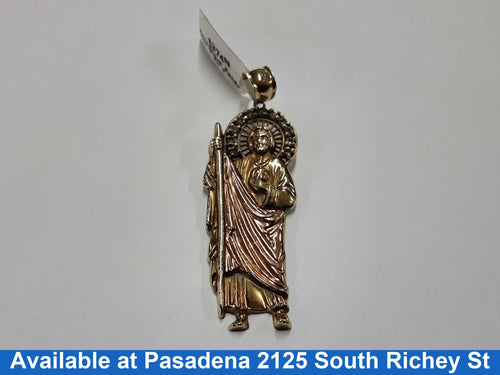 Religious Pendant - Tricolor Gold 10k (.417) 4.5 grams