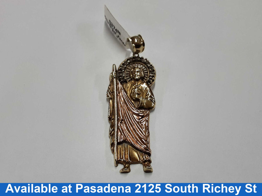 Religious Pendant - Tricolor Gold 10k (.417) 4.5 grams