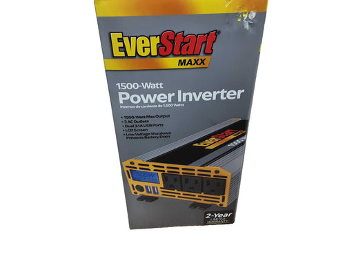 Everstart Maxx 1500-watt Silver Power Inverter