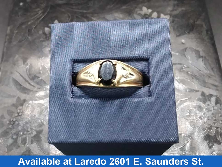 Men's Ring - Yellow Gold 10k (.417) 3.7 grams Size 7