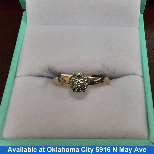 Women's Ring - Yellow Gold 10k (.417) 1.8 grams Size 6