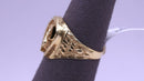 Horseshoe Ring - Yellow Gold 14k (.585) 3.8 Grams Size 6
